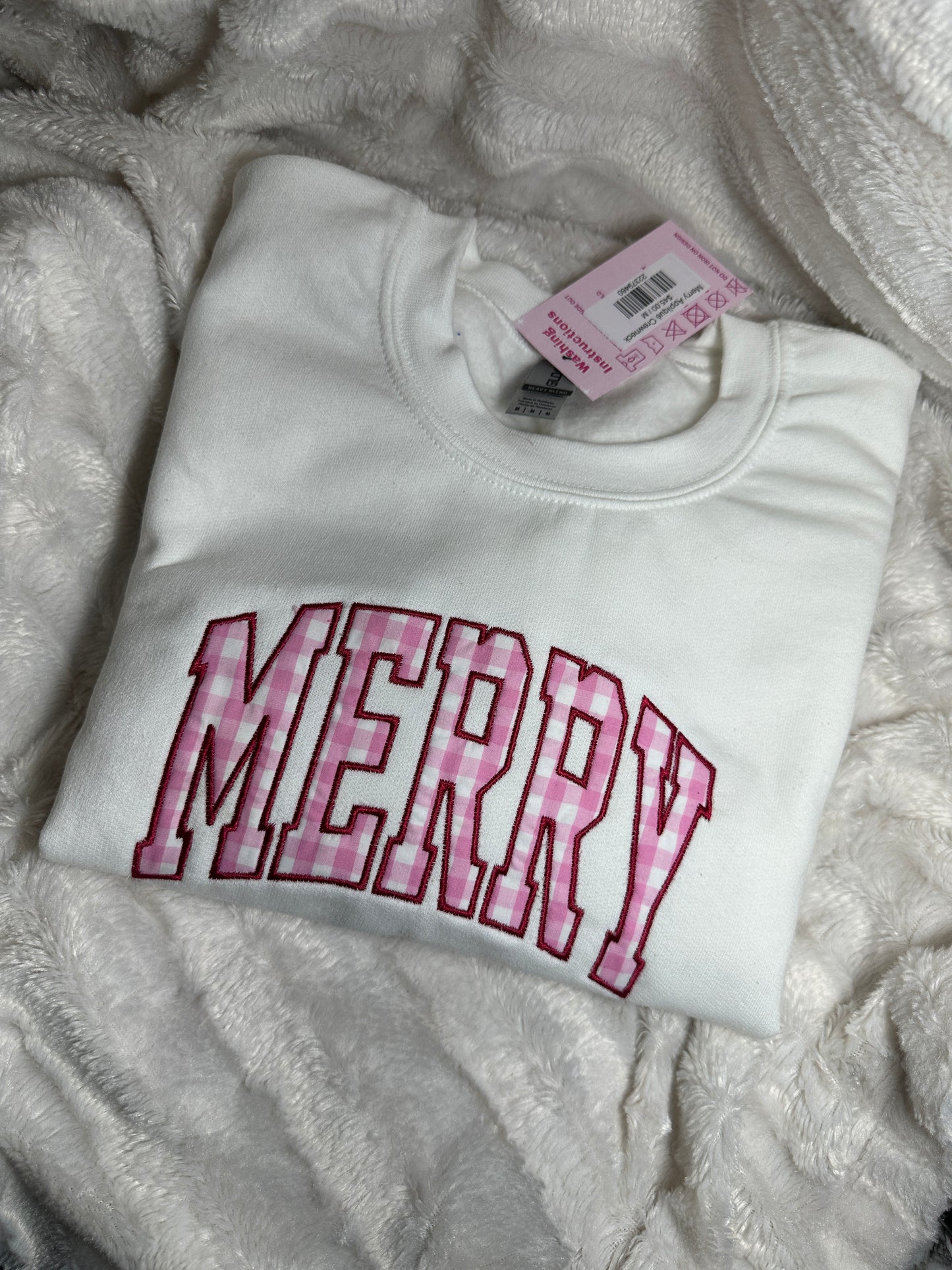 Merry Appliqué Crewneck