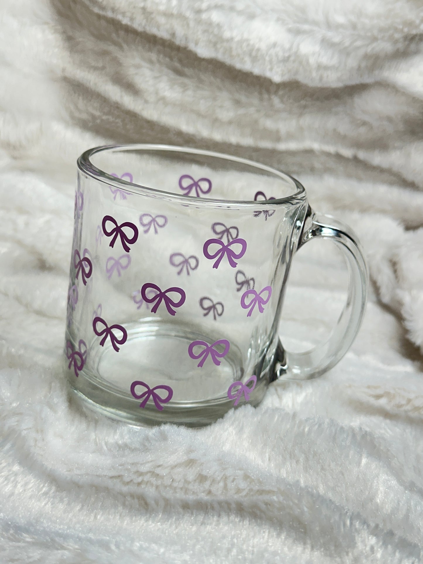 Purple Bow Mug