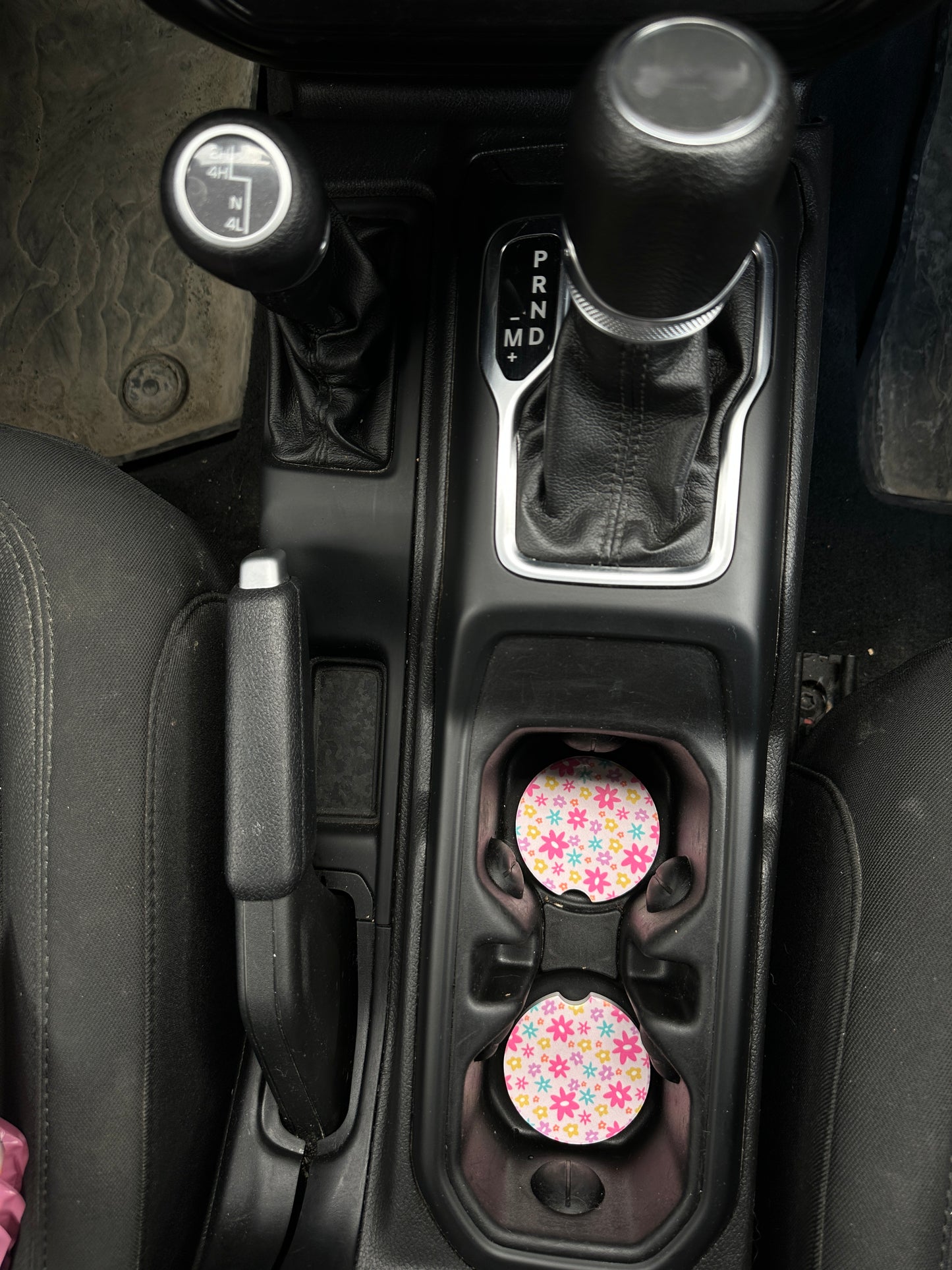 Spring Linen Ceramic Car Coaster