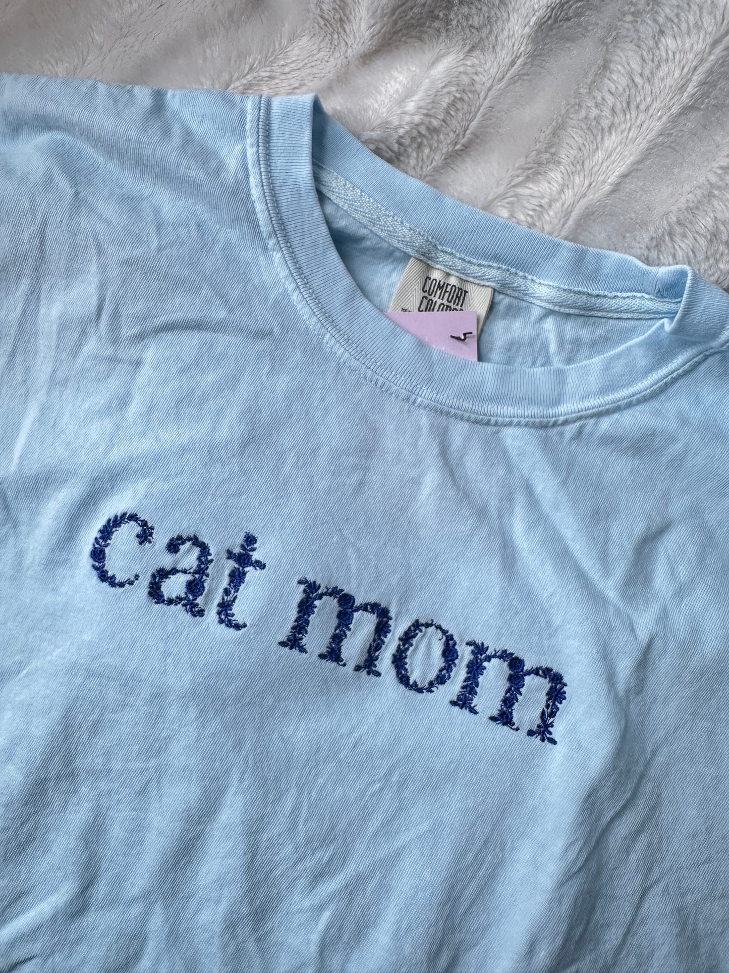 Flower Cat Mom T-Shirt
