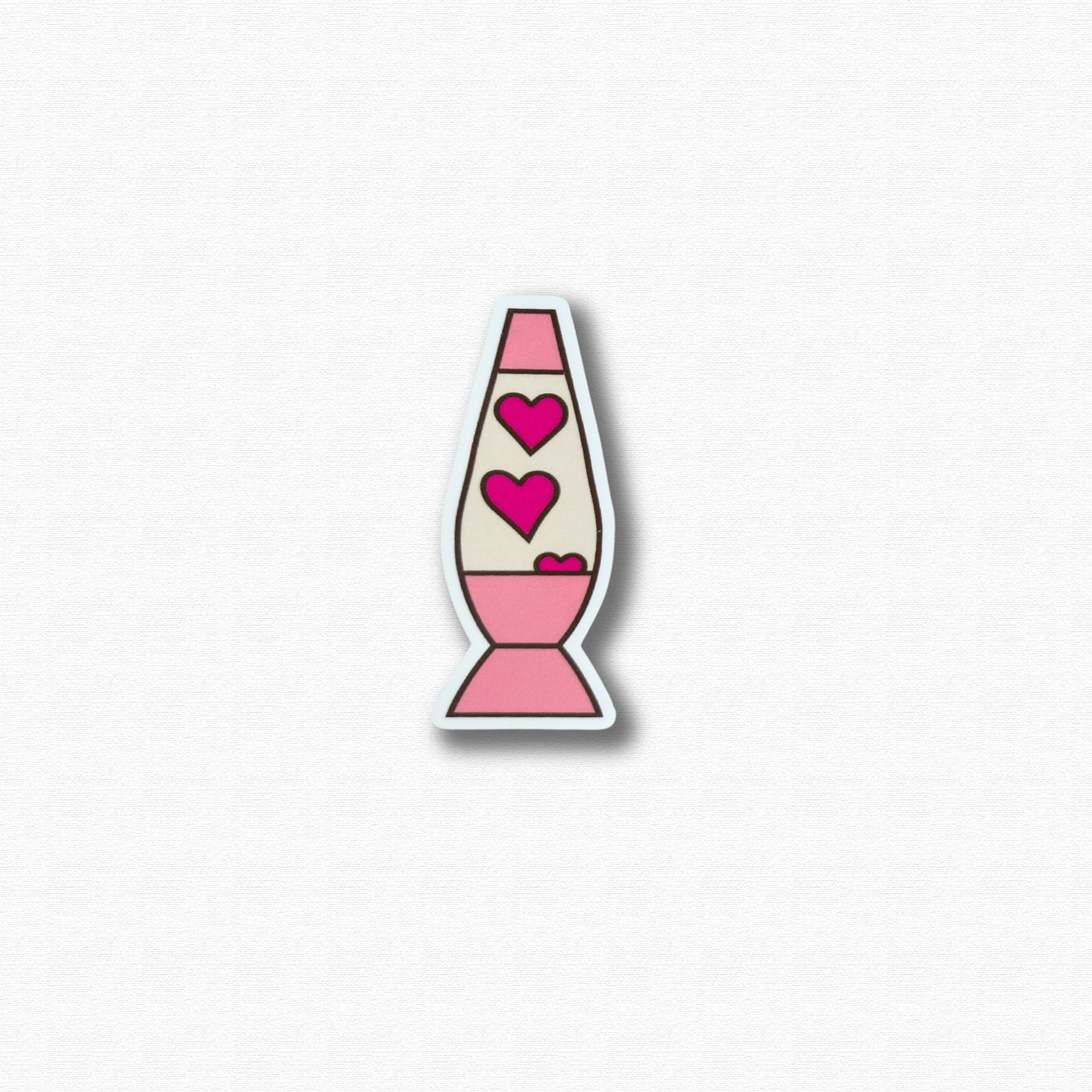 Light Pink Lava Lamp Sticker