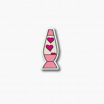 Light Pink Lava Lamp Sticker