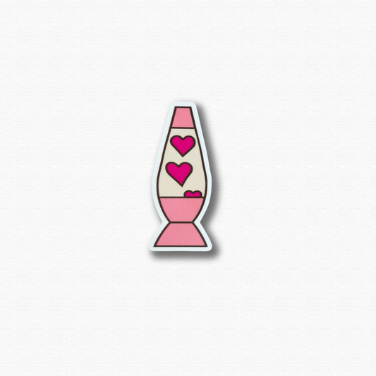 Light Pink Lava Lamp Sticker