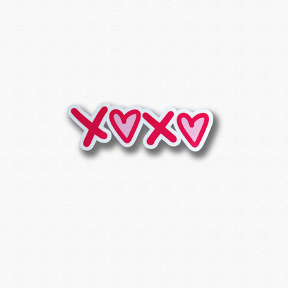 Pink XOXO Sticker