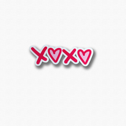 Pink XOXO Sticker