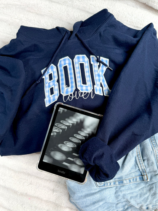 Book Lover Appliqué Hoodie