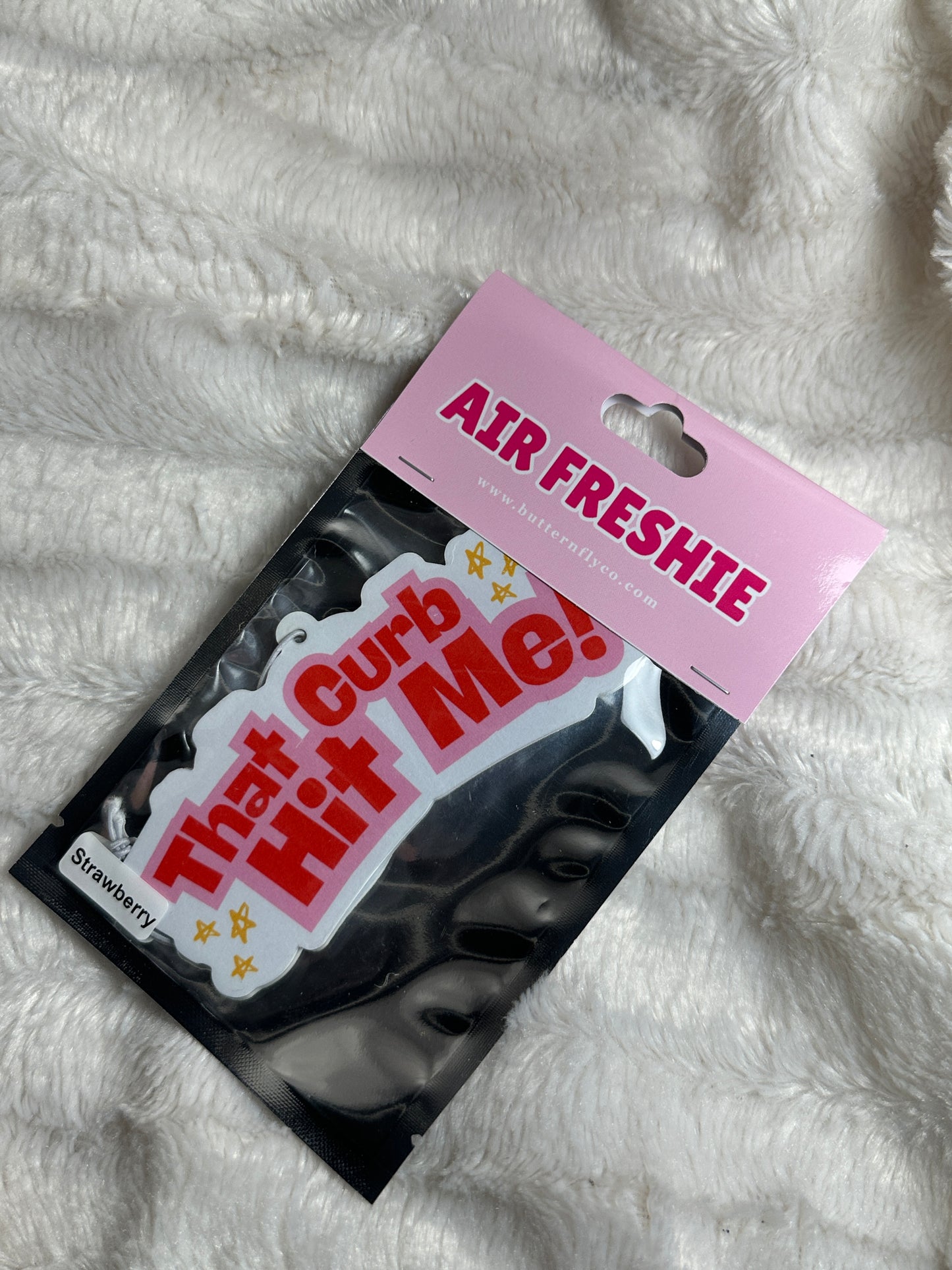 That Curb Hit Me Car Air Freshie