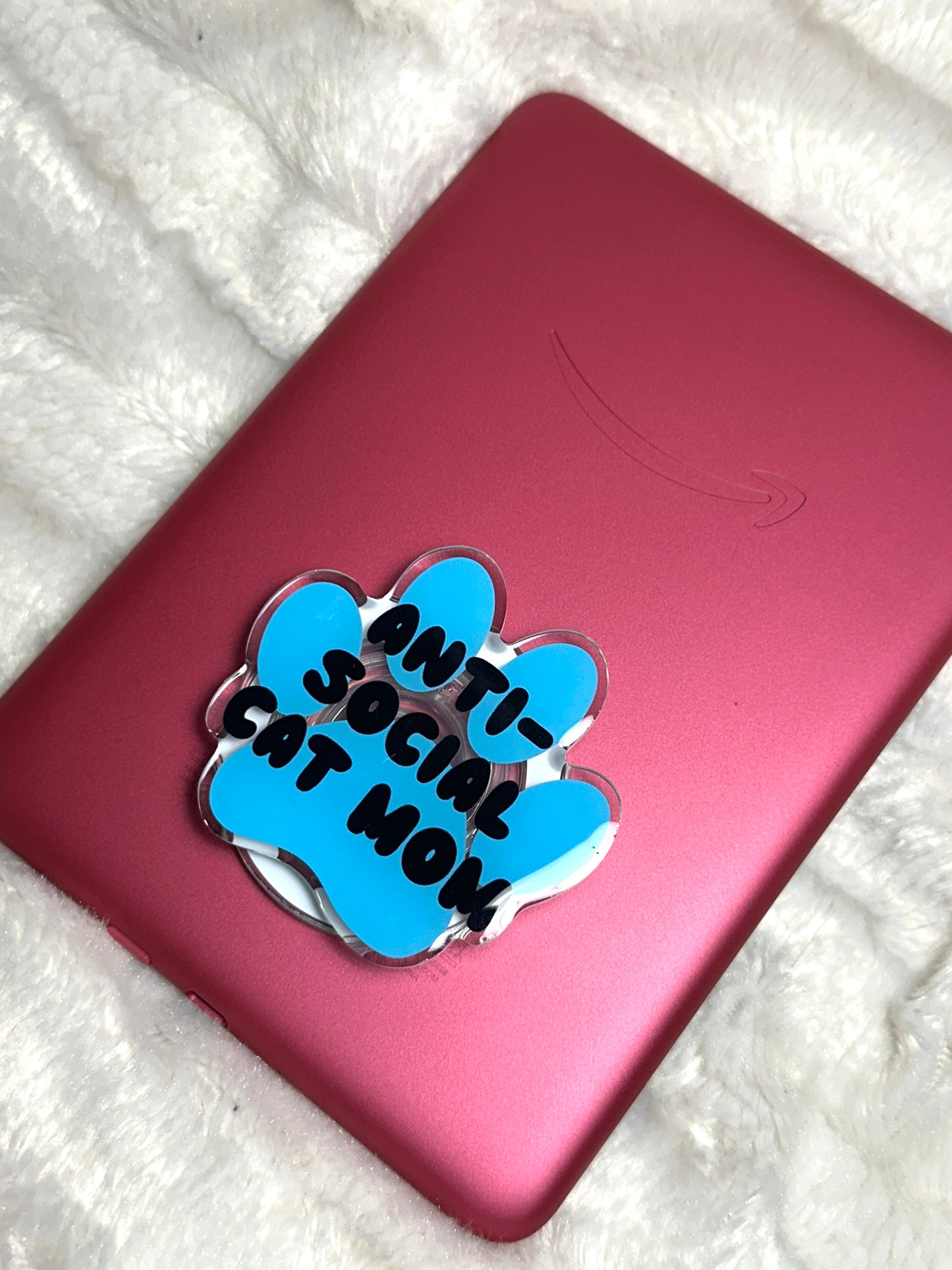 Anti-Social Cat Mom Mag Safe Phone/E-Reader Grip