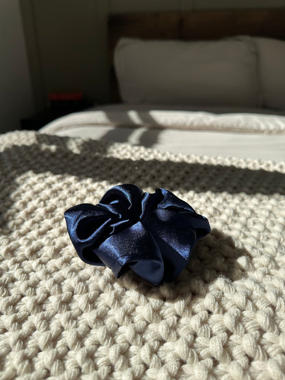 Navy Scrunchie