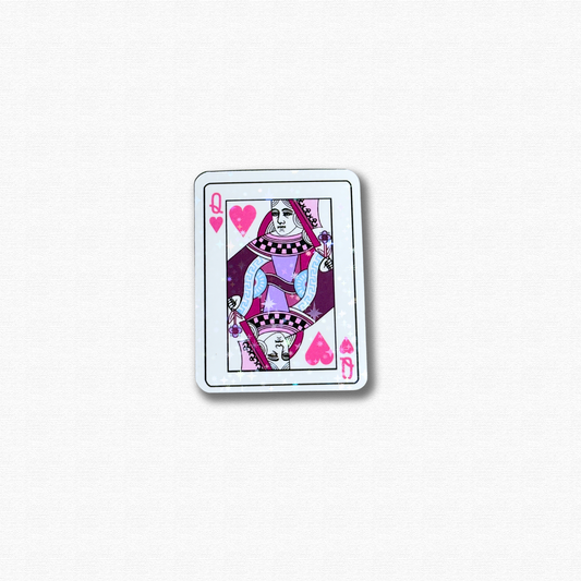 Queen Of Hearts Sticker