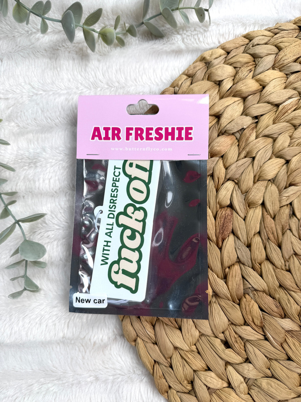 With All Disrespect Car Air Freshie