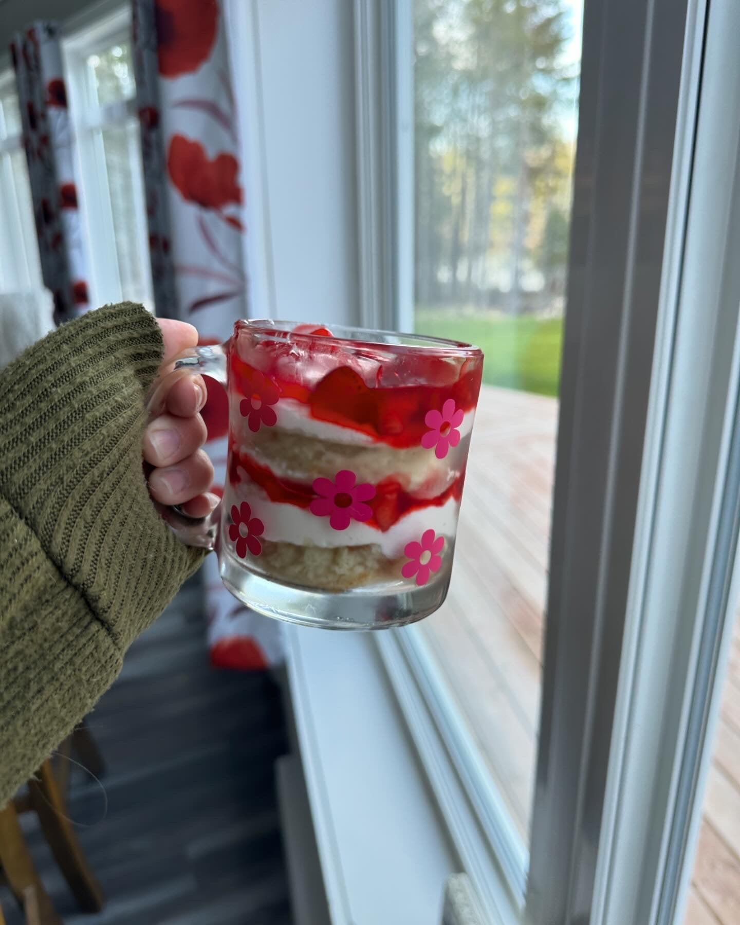 Pink Flower Mug