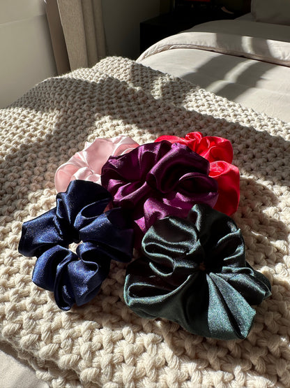 Navy Scrunchie