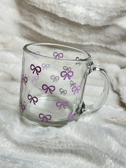 Purple Bow Mug