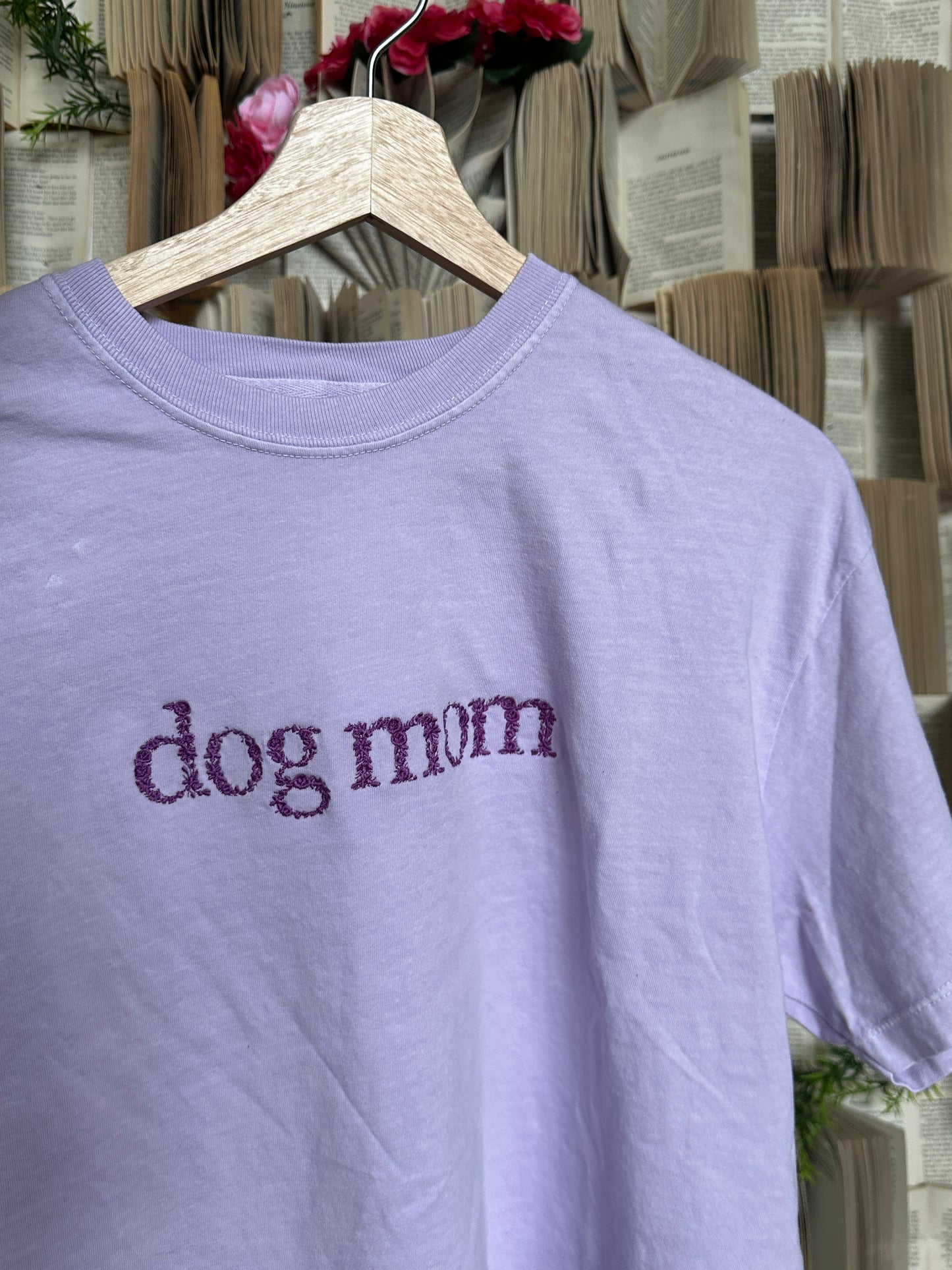 Flower Dog Mom T-Shirt