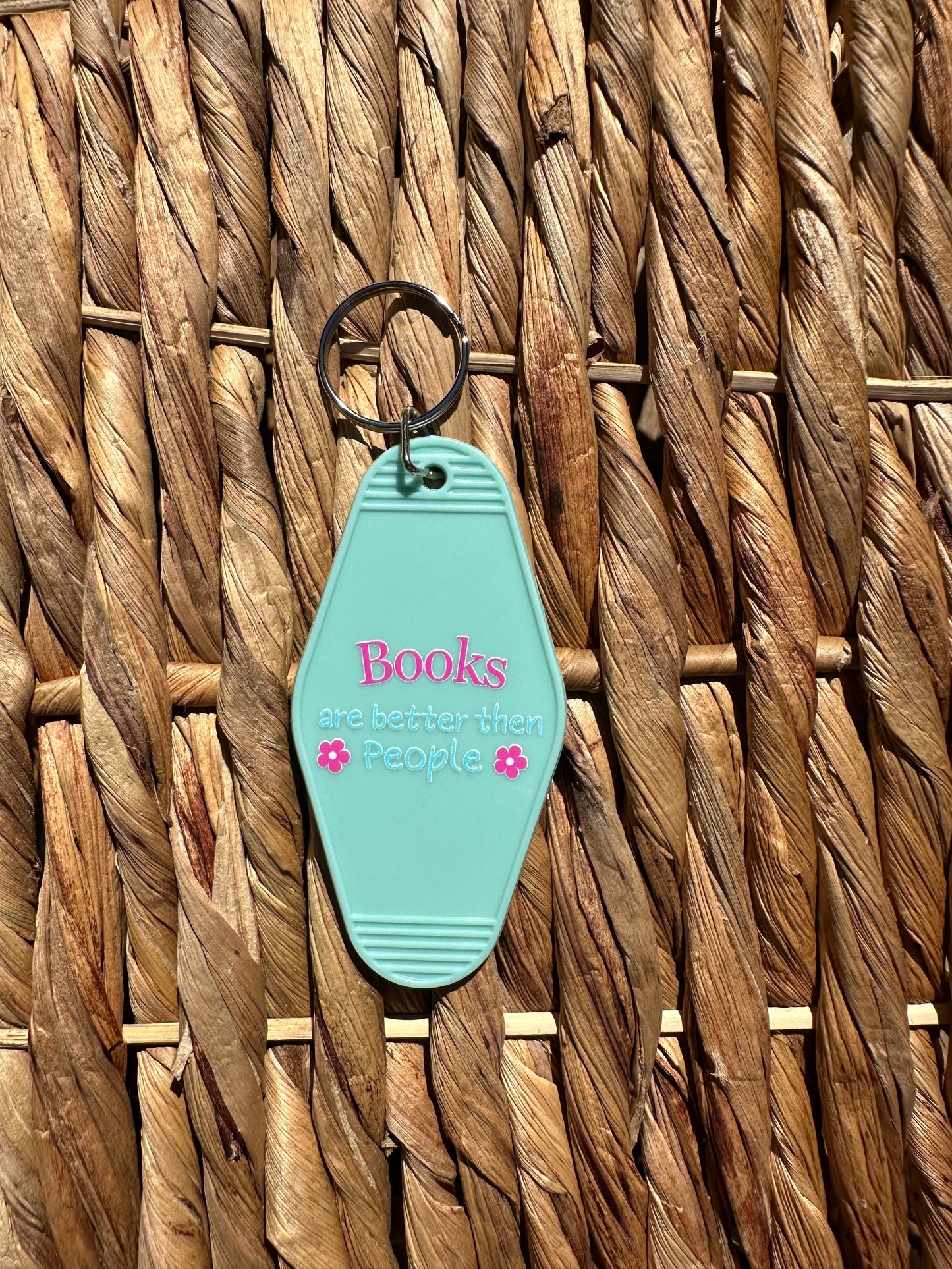 Books Are Better Then People | Motel Keychain