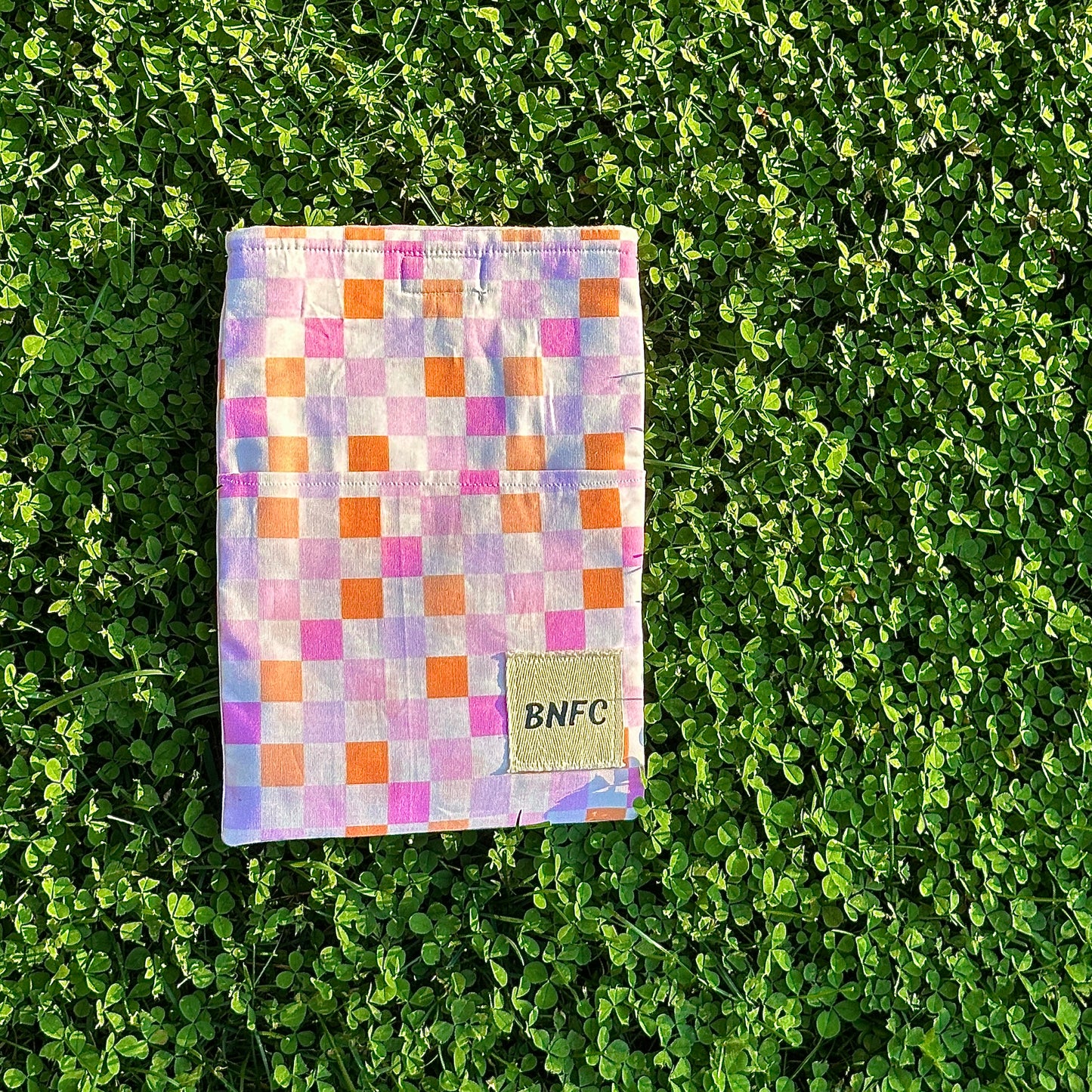 Soft Checkers Book Sleeve