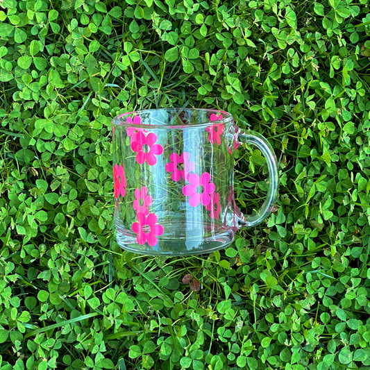 Pink Flower Mug