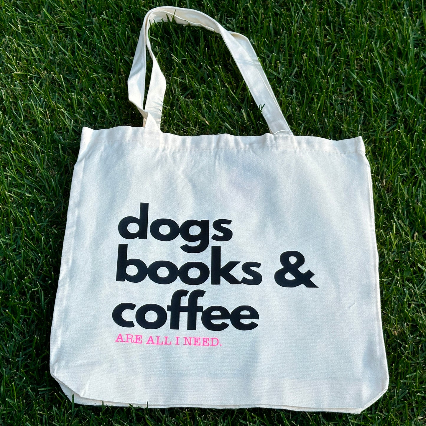 Dogs, Books & Coffee Tote Bag