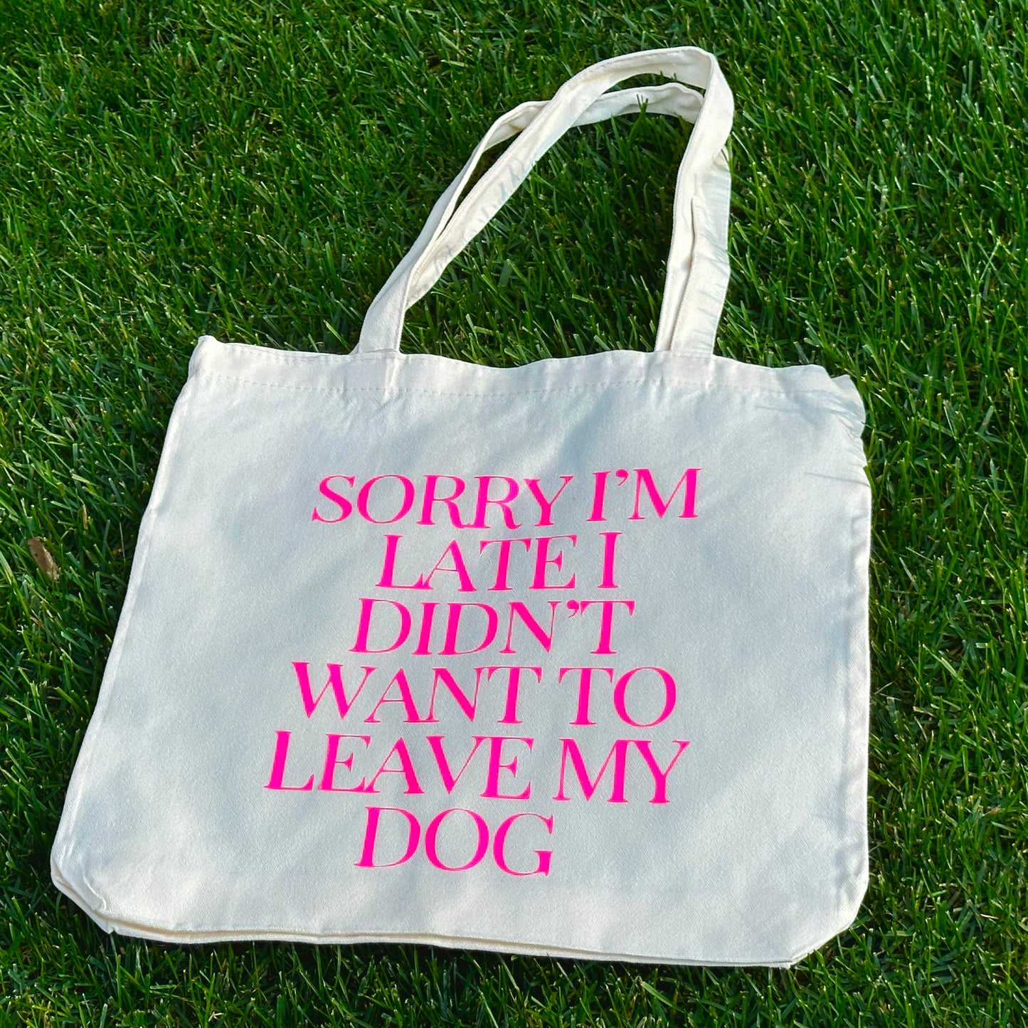 Sorry, But Dogs Tote Bag