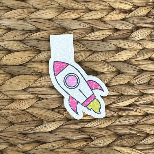 Rocket Ship Magnetic Bookmark