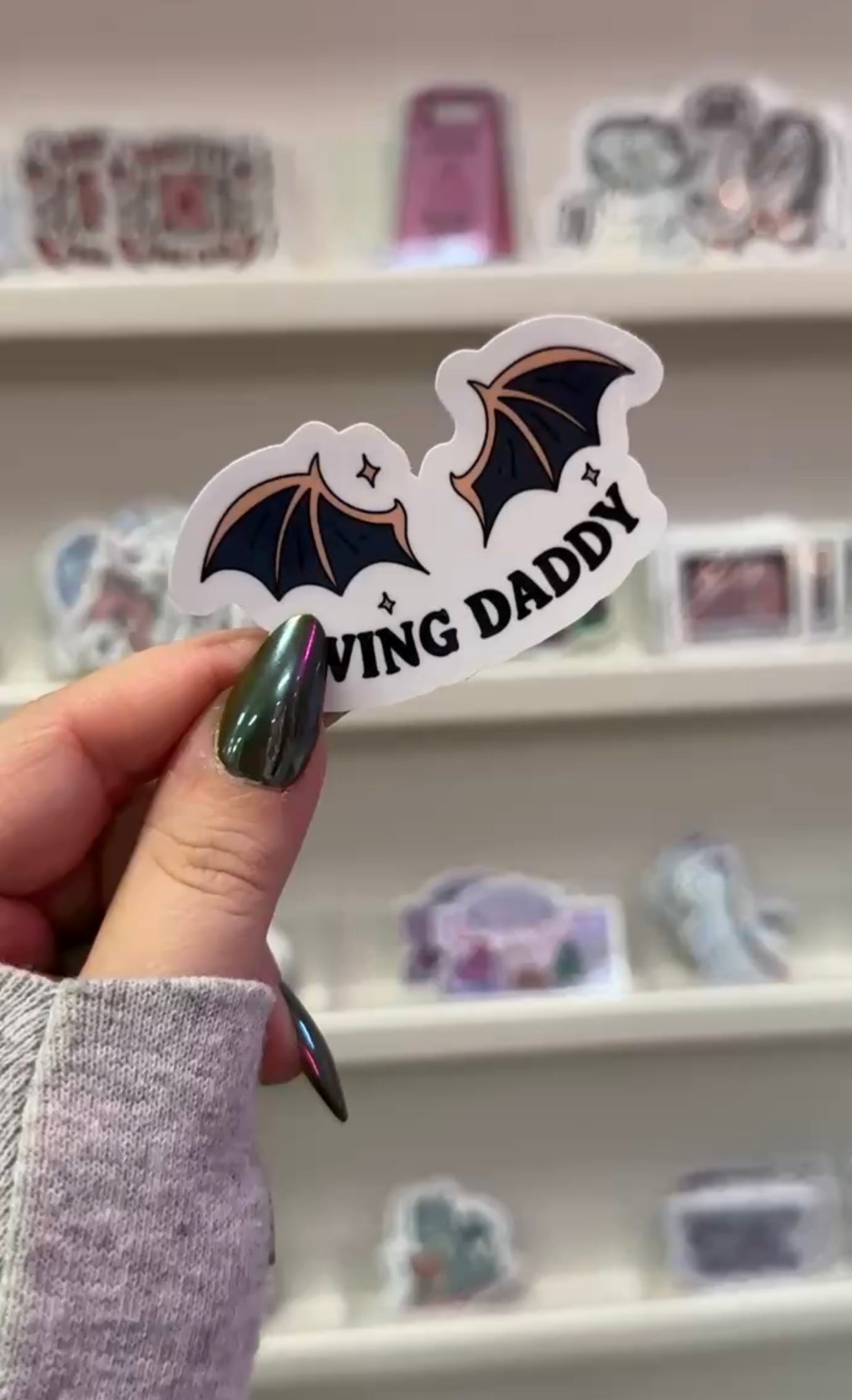 Wing Daddy Sticker