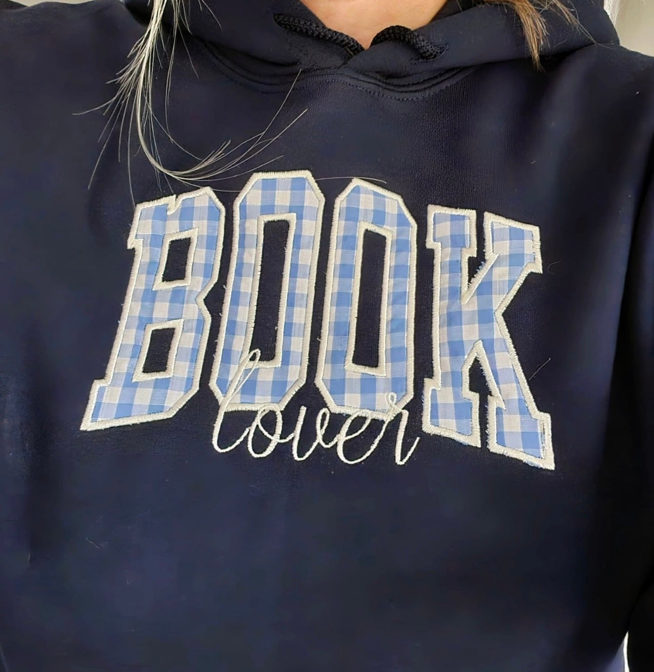 Book Lover Appliqué Hoodie