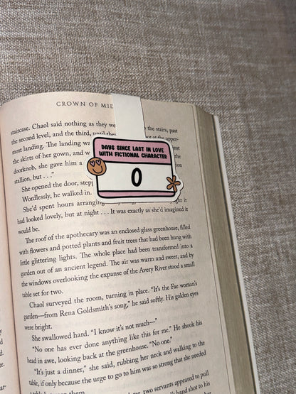 In Love With Fictional Characters Bookmark