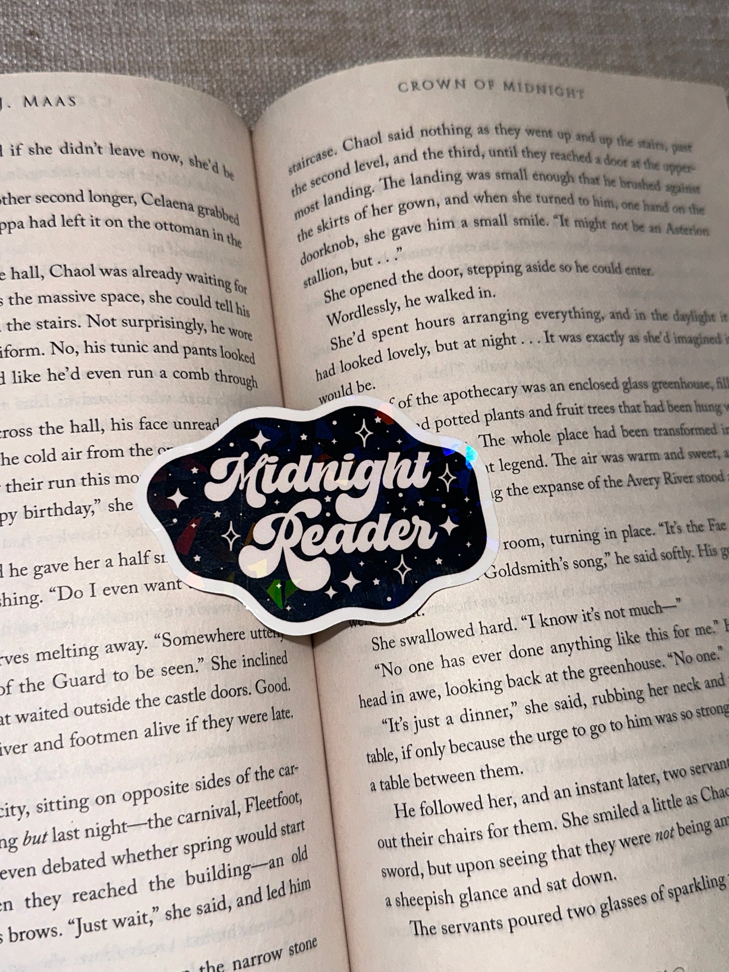 Midnight Reader Sticker