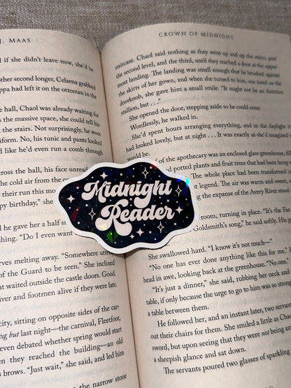 Midnight Reader Sticker