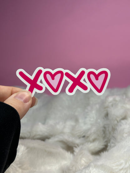 Pink XOXO Sticker