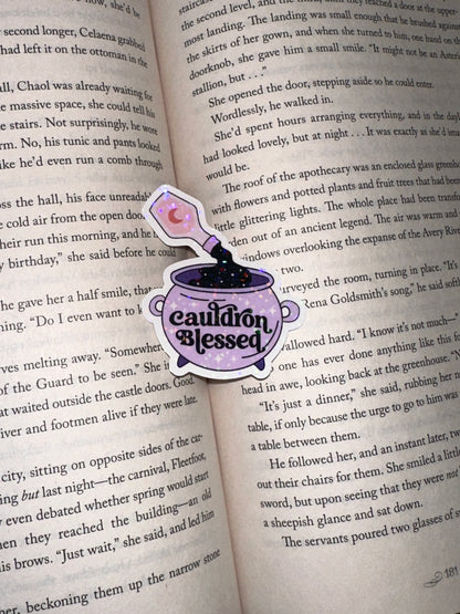 Cauldron Blessed Sticker