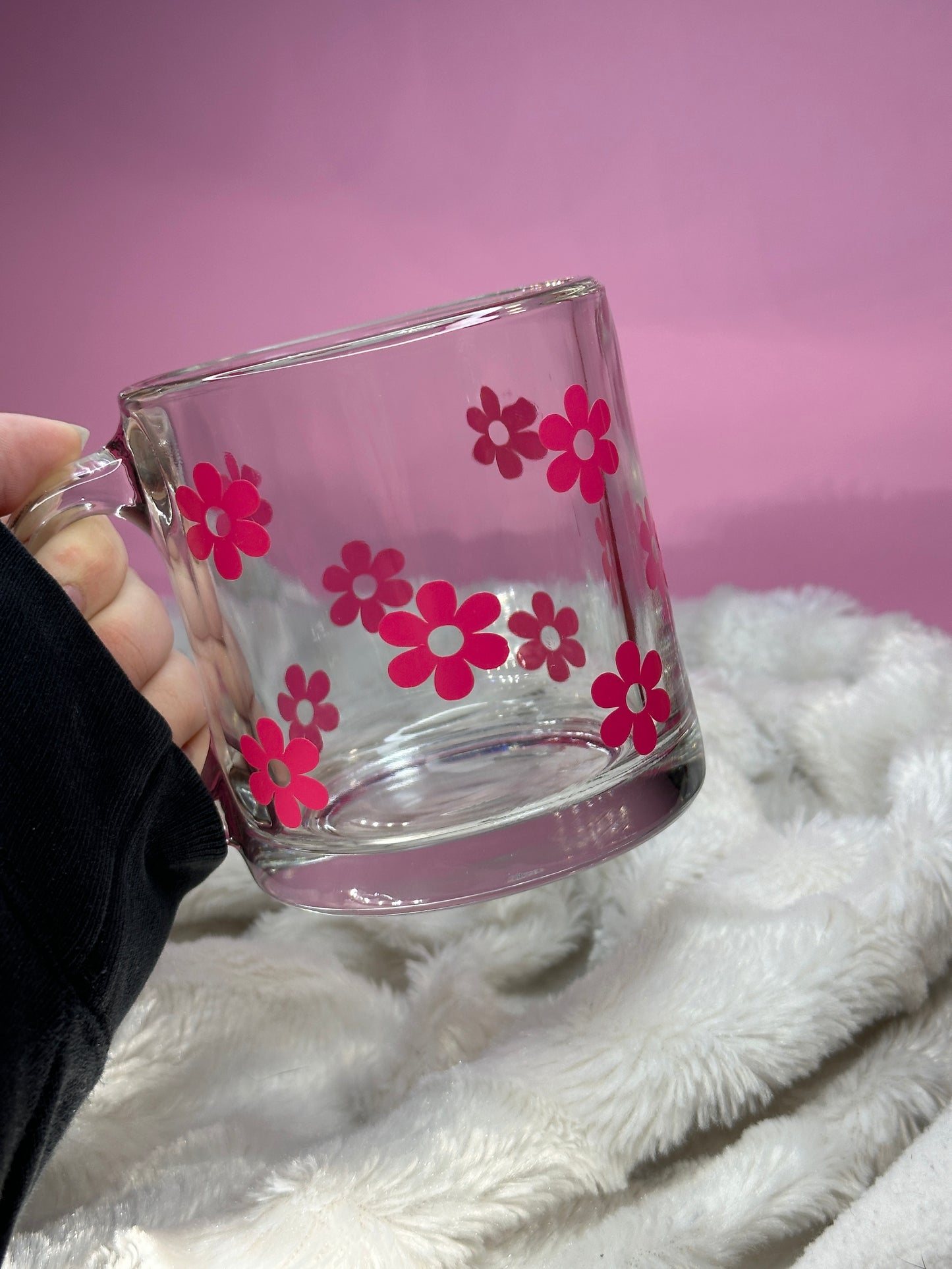 Pink Flower Mug