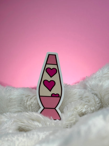 Light Pink Lava Lamp Sticker