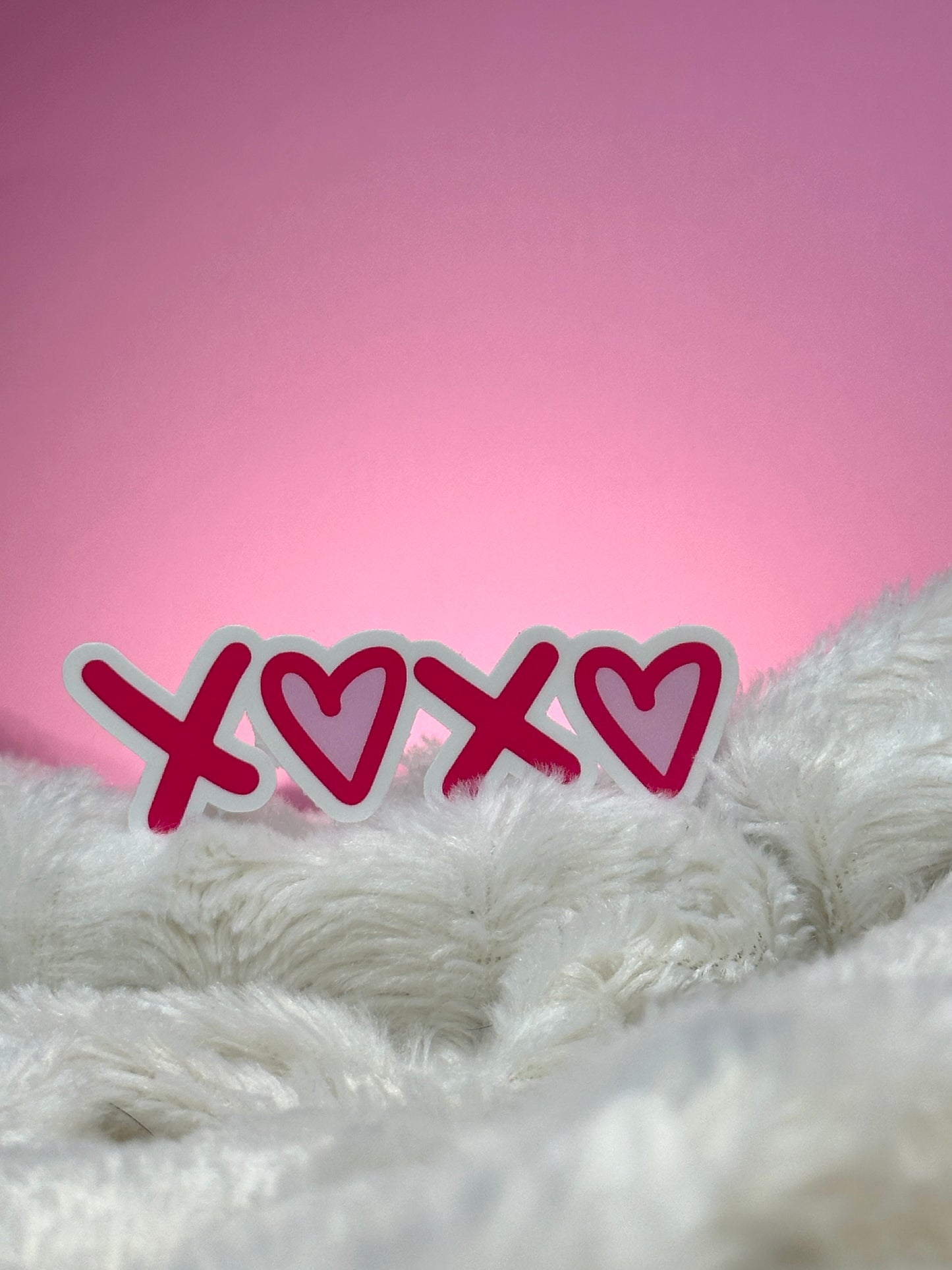 Pink XOXO Sticker