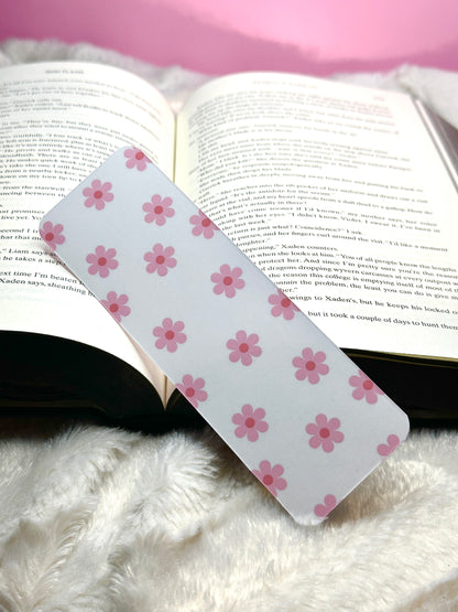 Pink Flower Bookmark